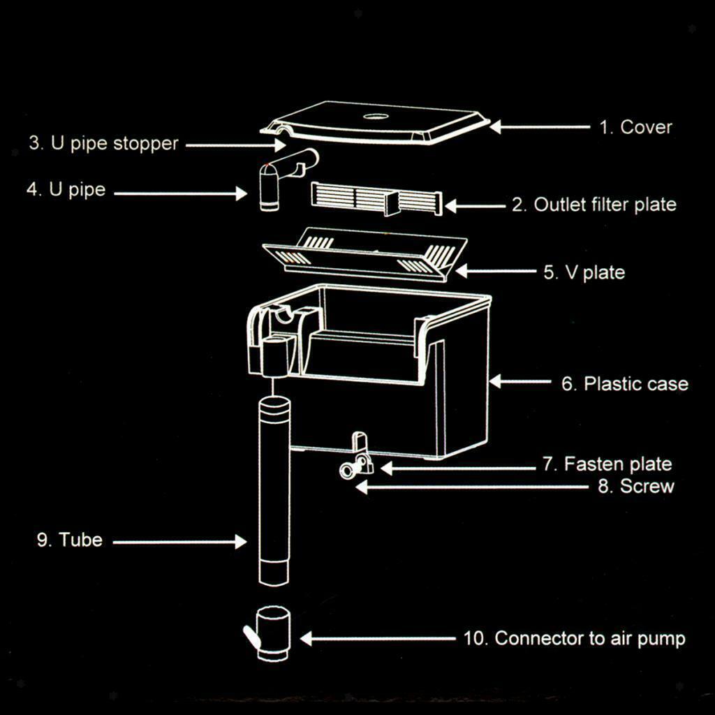Aquarium Tank Incubator  Baby   Isolation Box Spawn Hatchery   Tank