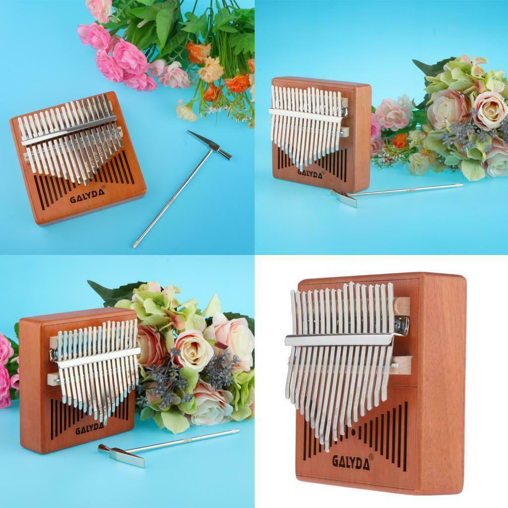 Professional Portable Kalimba 17 Key Thumb Piano Wooden with Bag Accessories