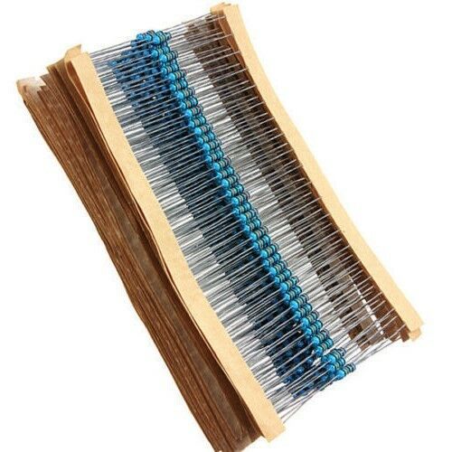 300pcs 30 Values 1/4W 1% Metal Film Resistors Resistance Assortment Kit Set Hot