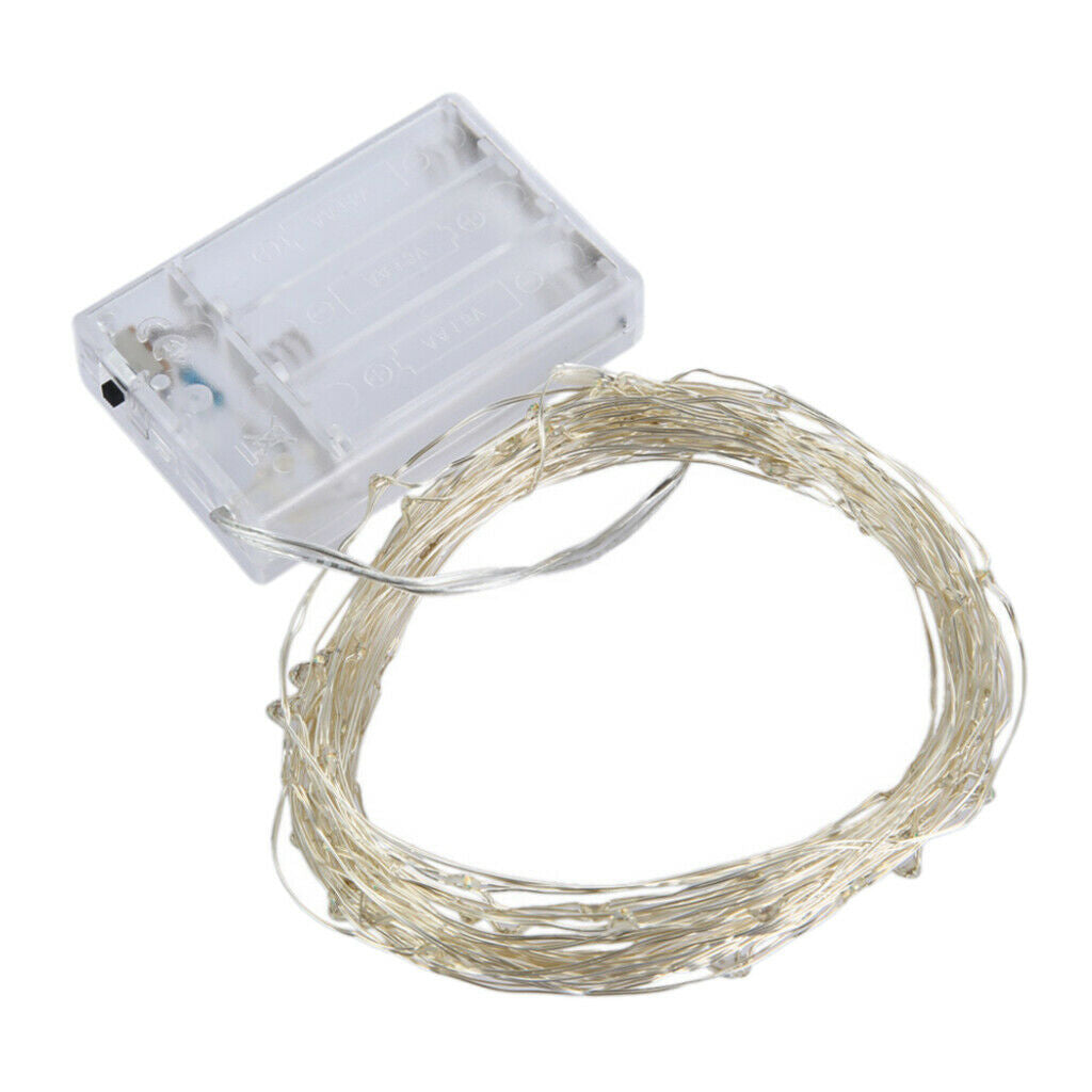 Battery Operated Decorative String Light for Decorations 4 meter_Warm White