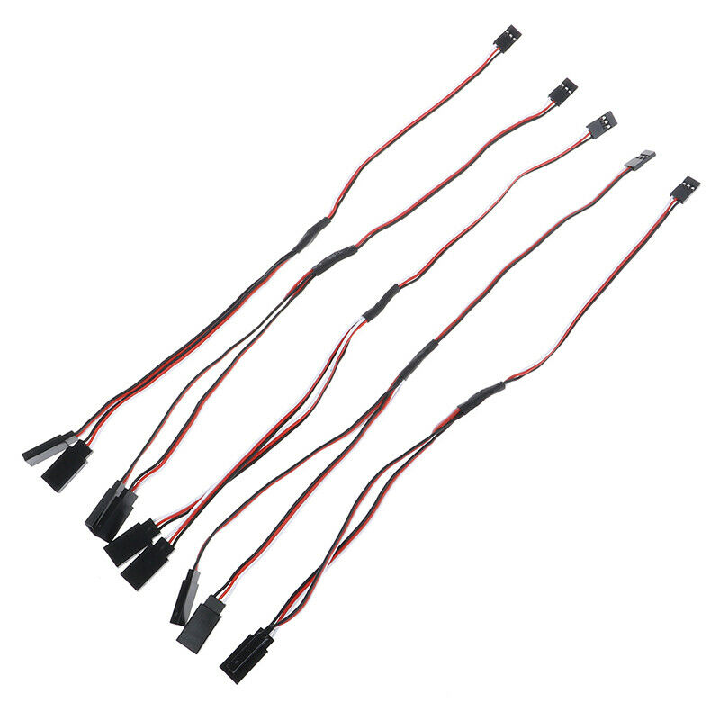 5Pcs 30cm Y Style Servo RC Extension Lead Wire Cord Cable For JR Futa.l8