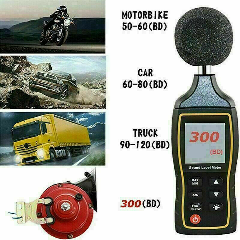 300DB Super Train Horn for Trucks Car Boat Motorcycle Electric Horn-12V PairX8J4
