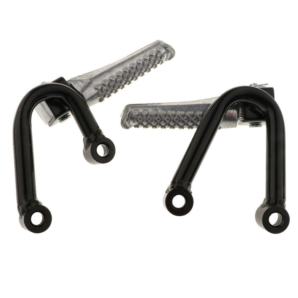 Pair   Universal   Motorcycle   Foot   Pegs   Bracket   Foot   Rests   Fit   for