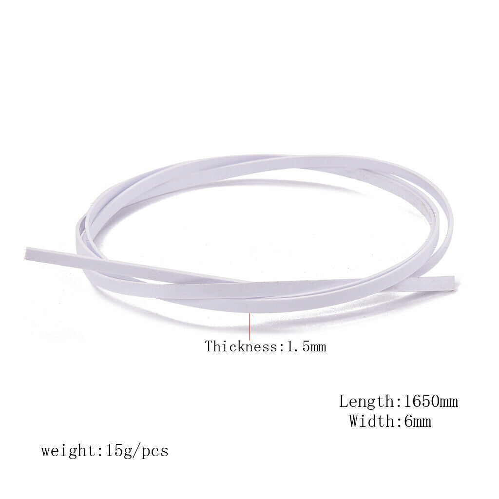 ABS Guitar Binding Maker Luthier Supply Purfling Strip 1mm Thickness White