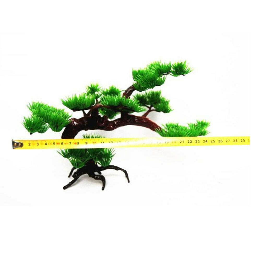 Artificial Green Plant Flower Drop Bonsai Potted Pine Tree Home Office Decor UK