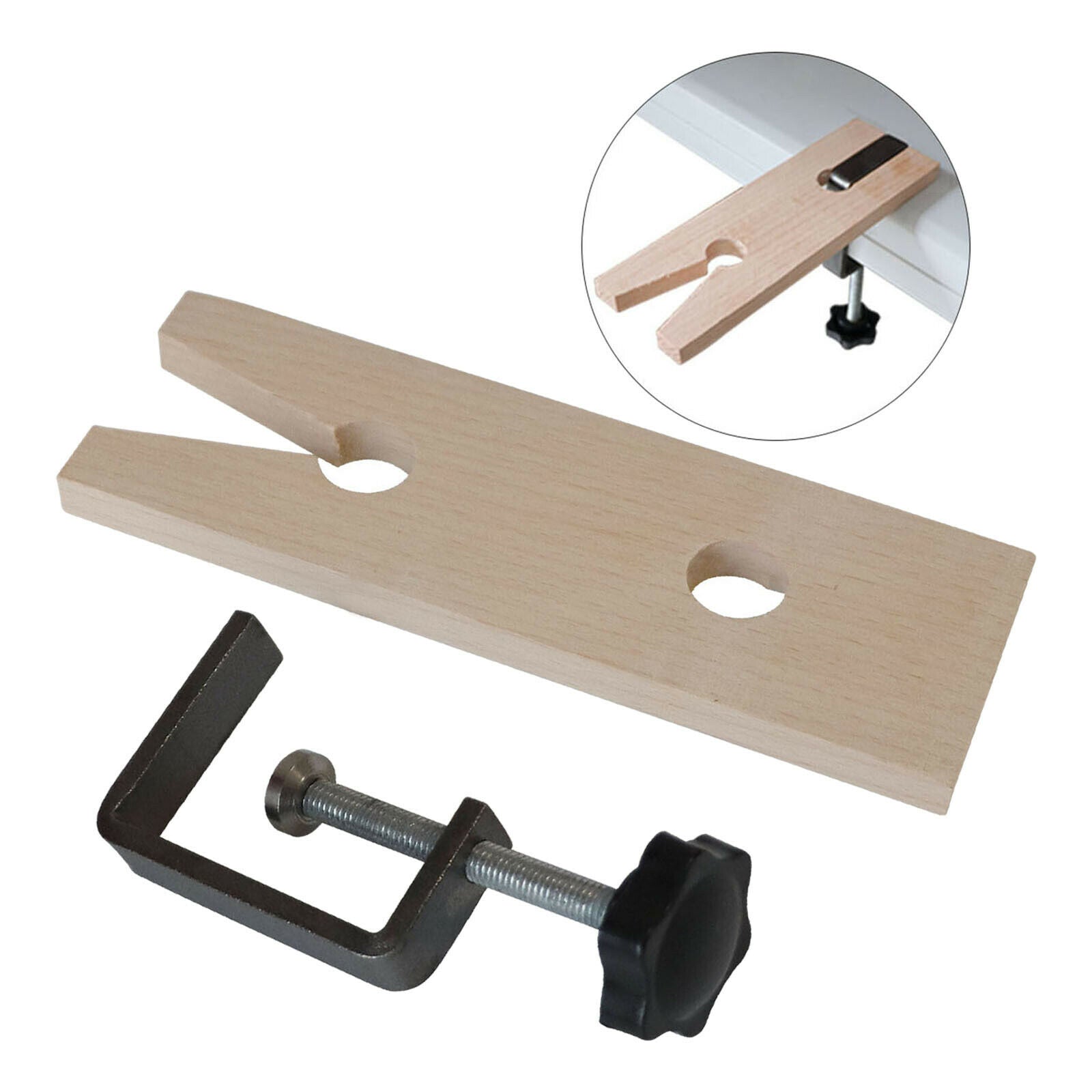 Bench Pin Clamp Jewelry Making Workbench V Clip Drilling Finishing Kits