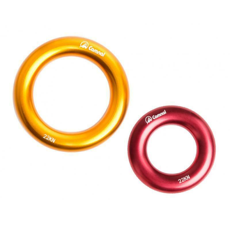 22KN Rappel Ring for Rock Climbing Arborist and Hammock,  (Pack of 2)