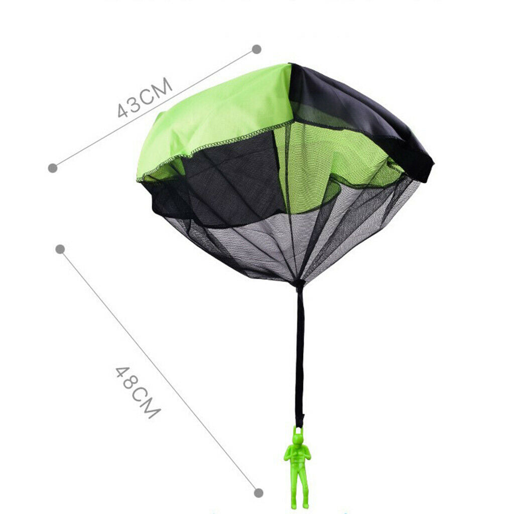 5/Set Children Colorful Hand Throwing Play Parachute Flying Toys Educational