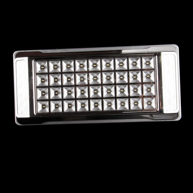 Car Interior 36LED Lights Roof Ceiling Reading Touch Night Lamp White Universal
