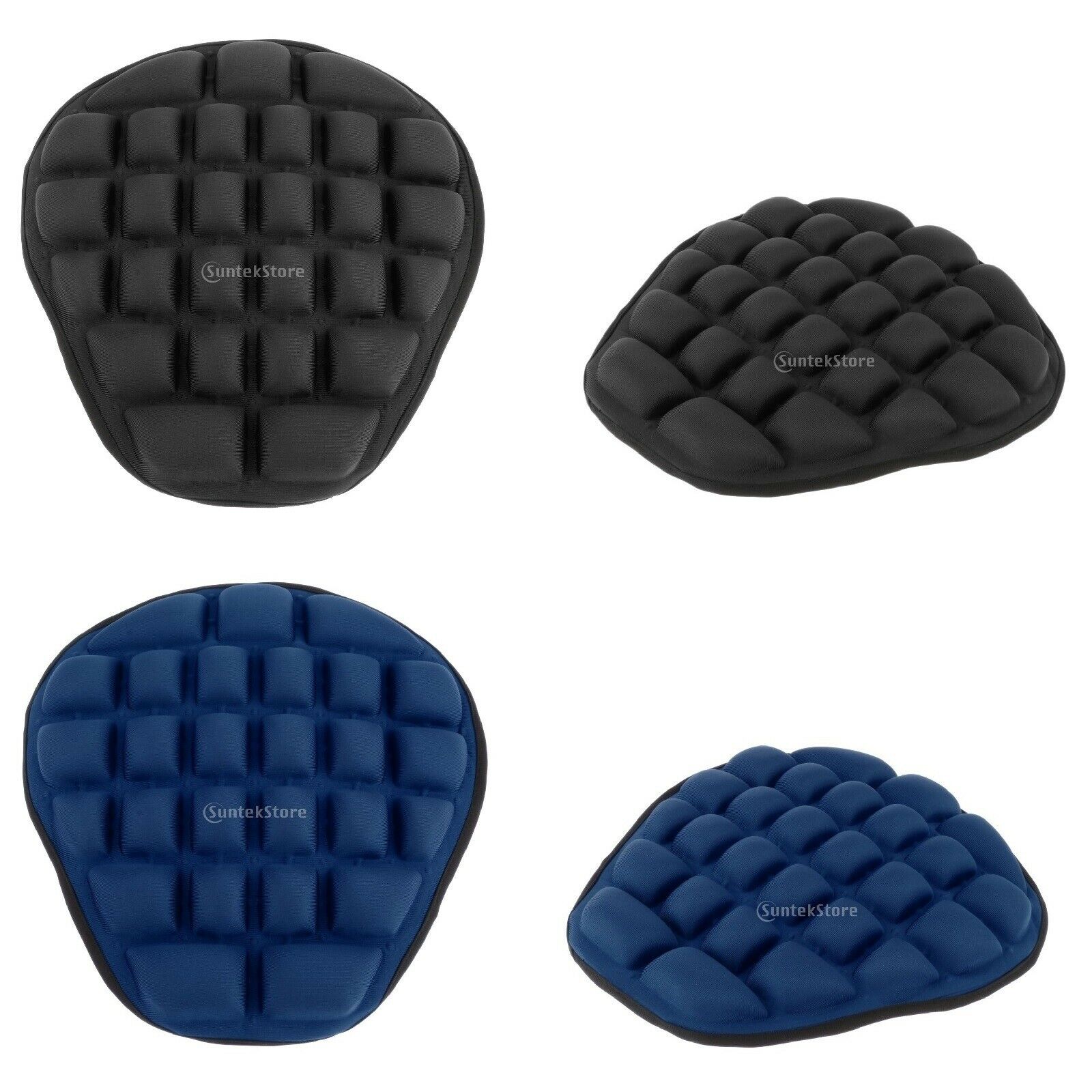 4Pcs Airbags Air Motorbike Seat Cushion Large Shock Absorption for Saddles