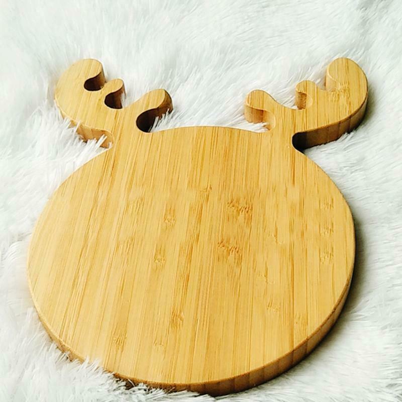Wood Dessert Snack Plate Japanese Style Bread Wooden Plates Decorative Tableware