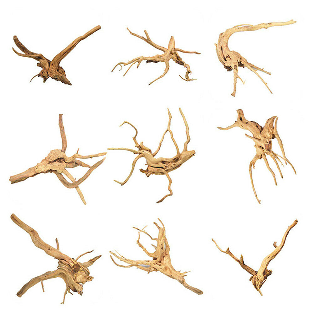 Aquarium Decor Wooden Driftwood Tree Trunk Root Fish Tank Background Ornaments