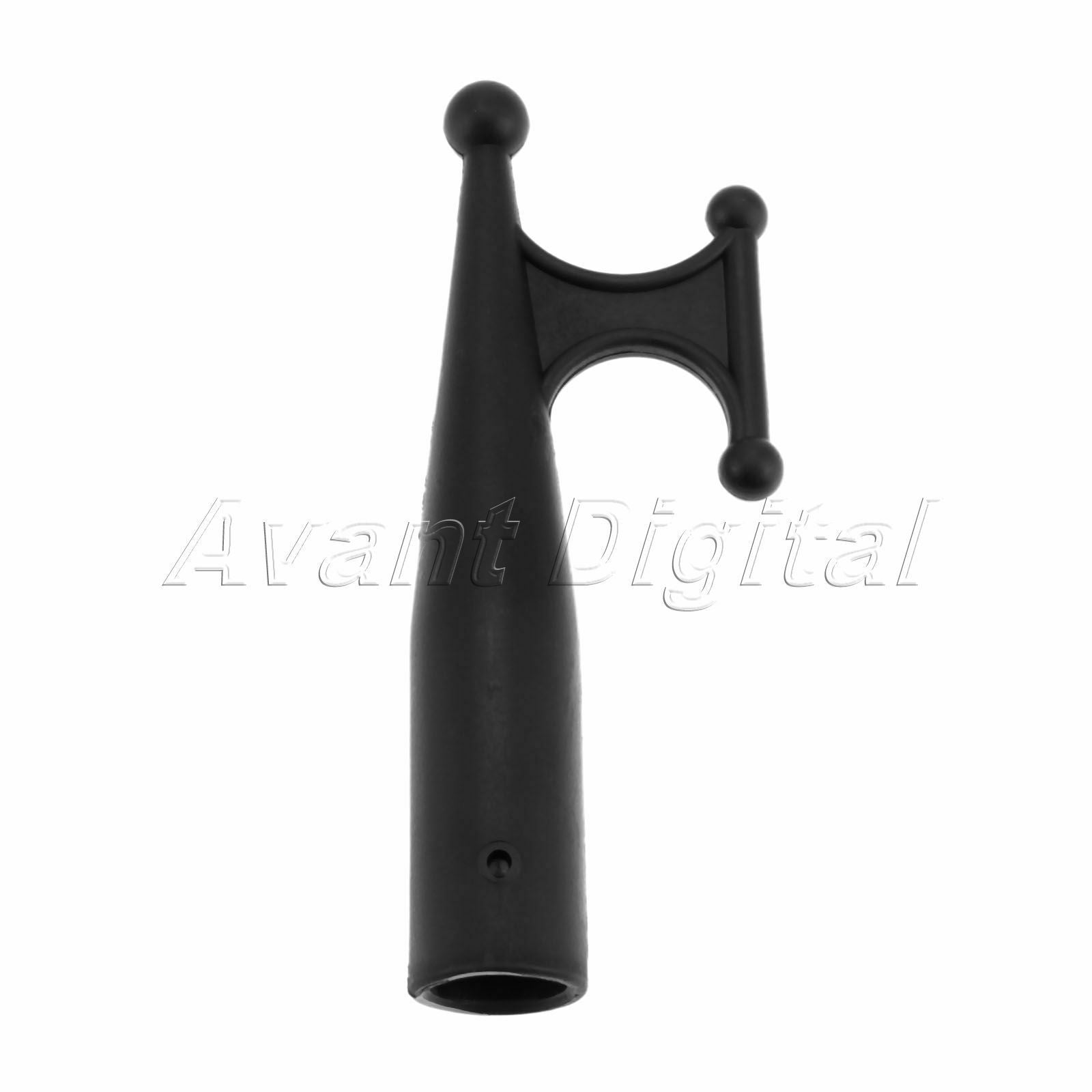 1x Boat Hook Nylon Black Fit For 1" Round Telescopic Poles Tubes Pipes Replace