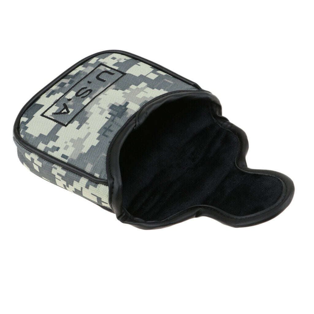 Magnetic Closure Golf Square Putter Head Protect Cover Sleeve Headcover