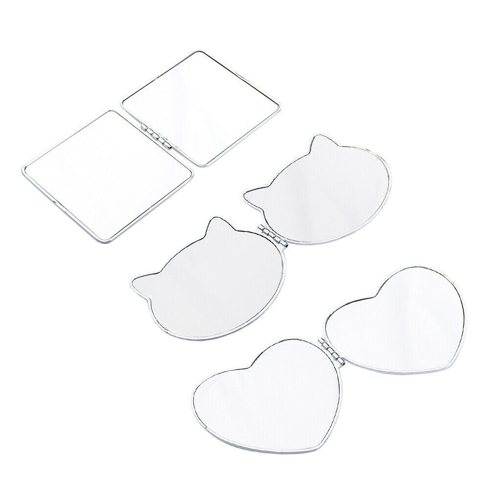 Pocket Travel Cute Vanity Mirror Lovely Portable Makeup Mirrors Square
