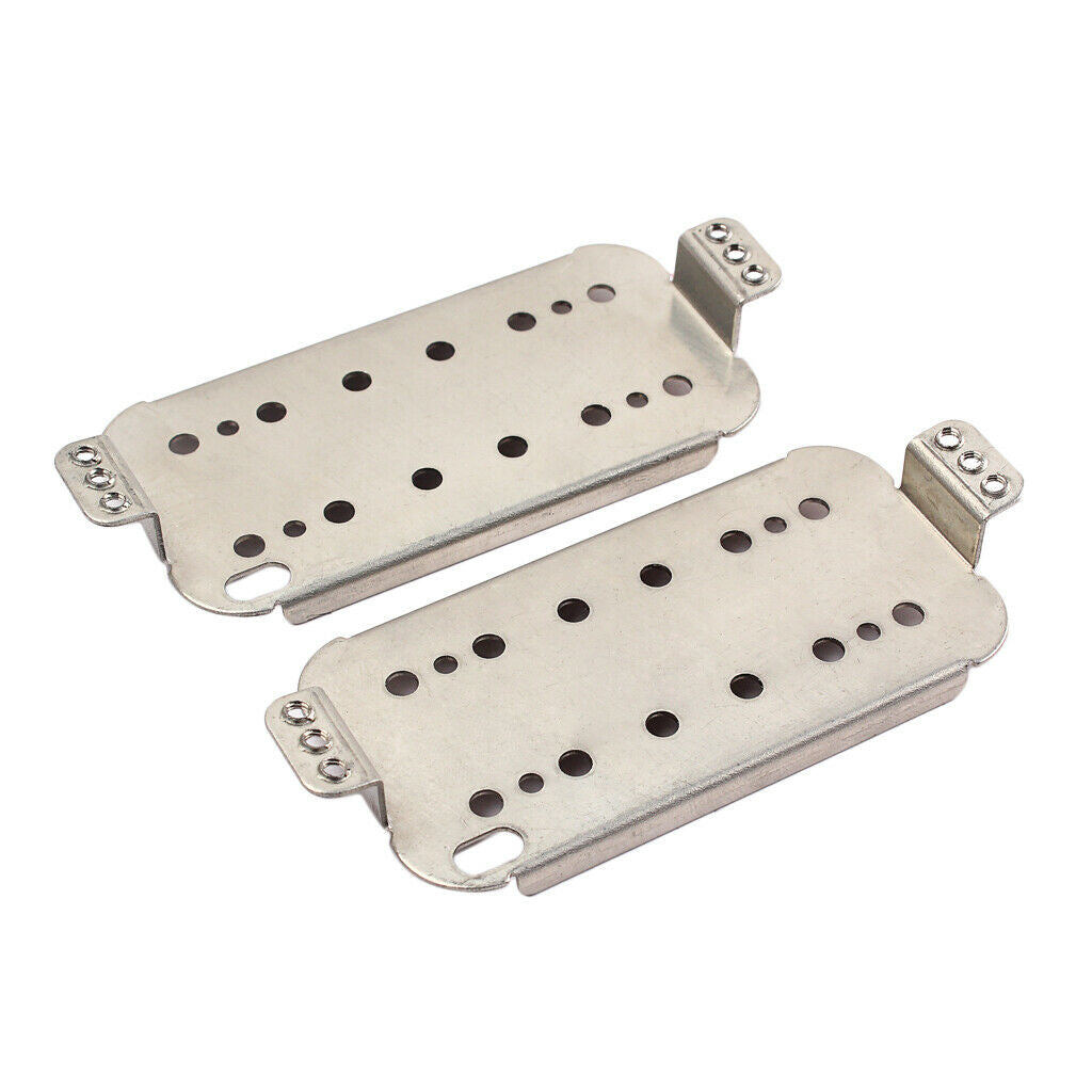 2 Pieces Electric Guitar Humbucker Dual Coil Pickup Baseplates Guitar Accessory