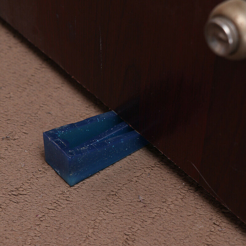 Silicone Door Draft Stopper Wedge Block Guard Wind Blocker Protector Chi .l8