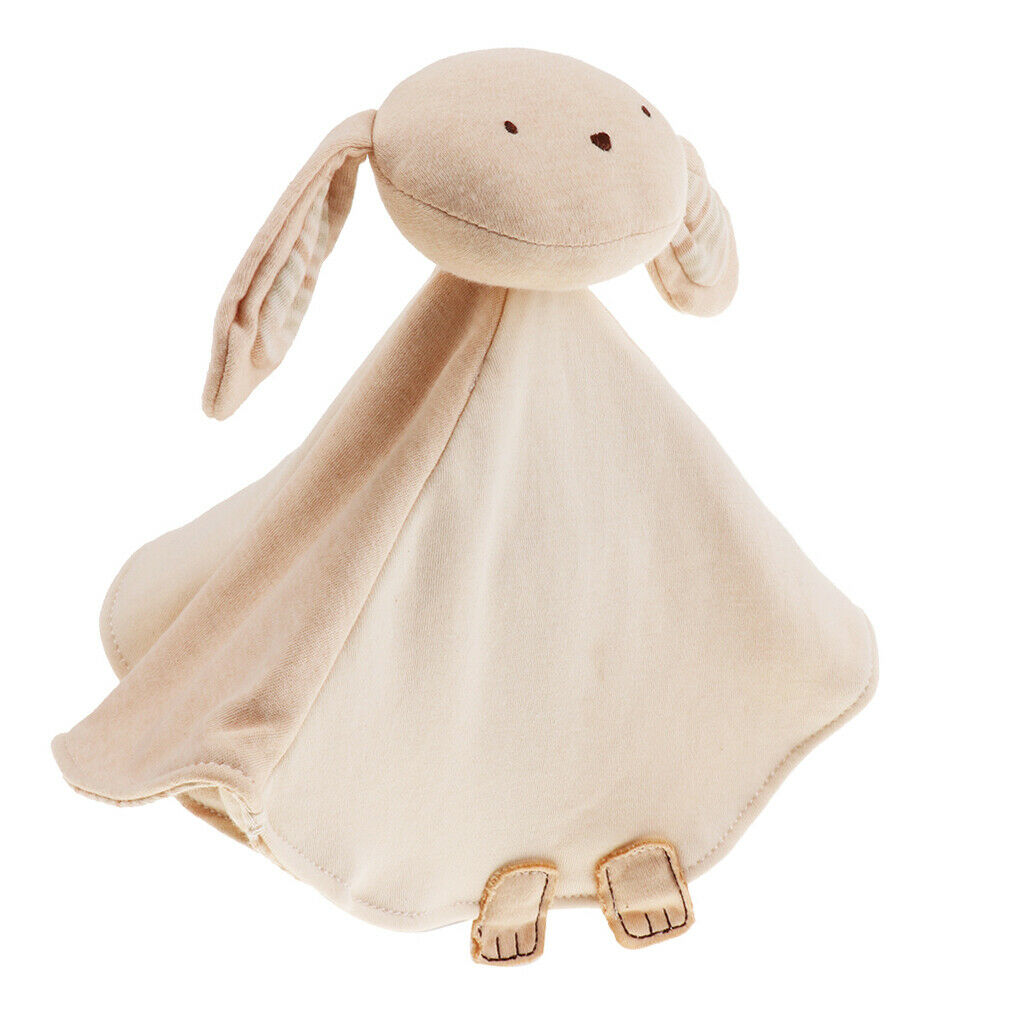 Baby Infant Organic Cotton Soft Cute Animal Hand Appease Towel Rabbit