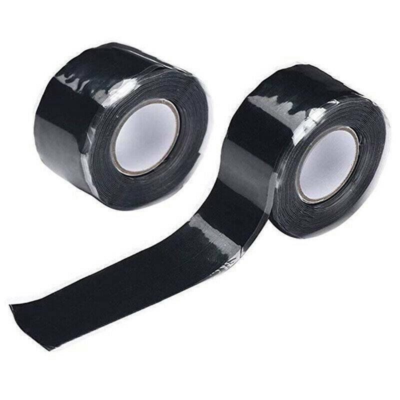 Self Fusing Wire Waterproof Silicone Rubber Bonding Rescue Repair Tape 2.5*150cm