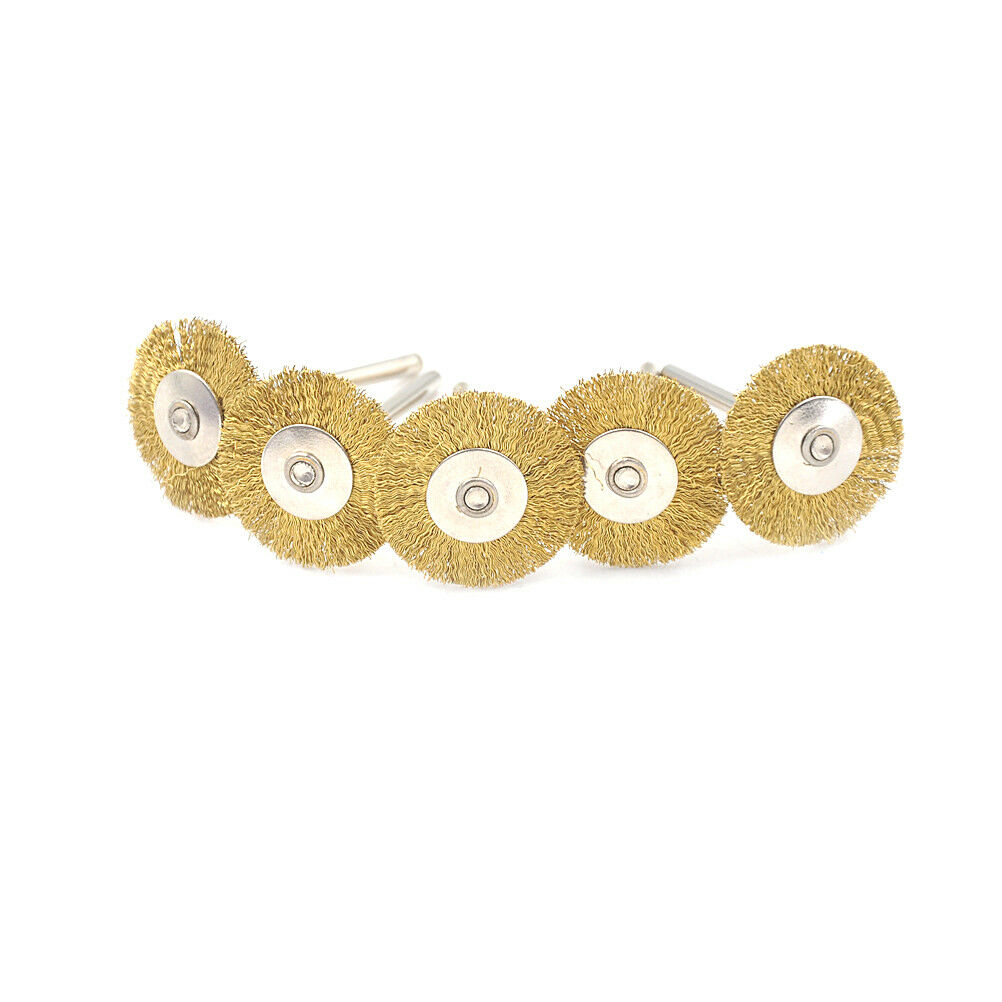 5Pcs 25mm Polishing Brush Wire Wheel Brushes for Drill Rotary Tool DD