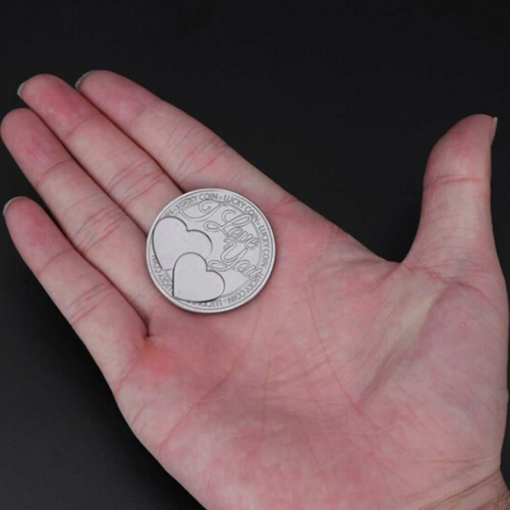 Commemorative coin lucky love word romance couple collection art gift souvenirBD