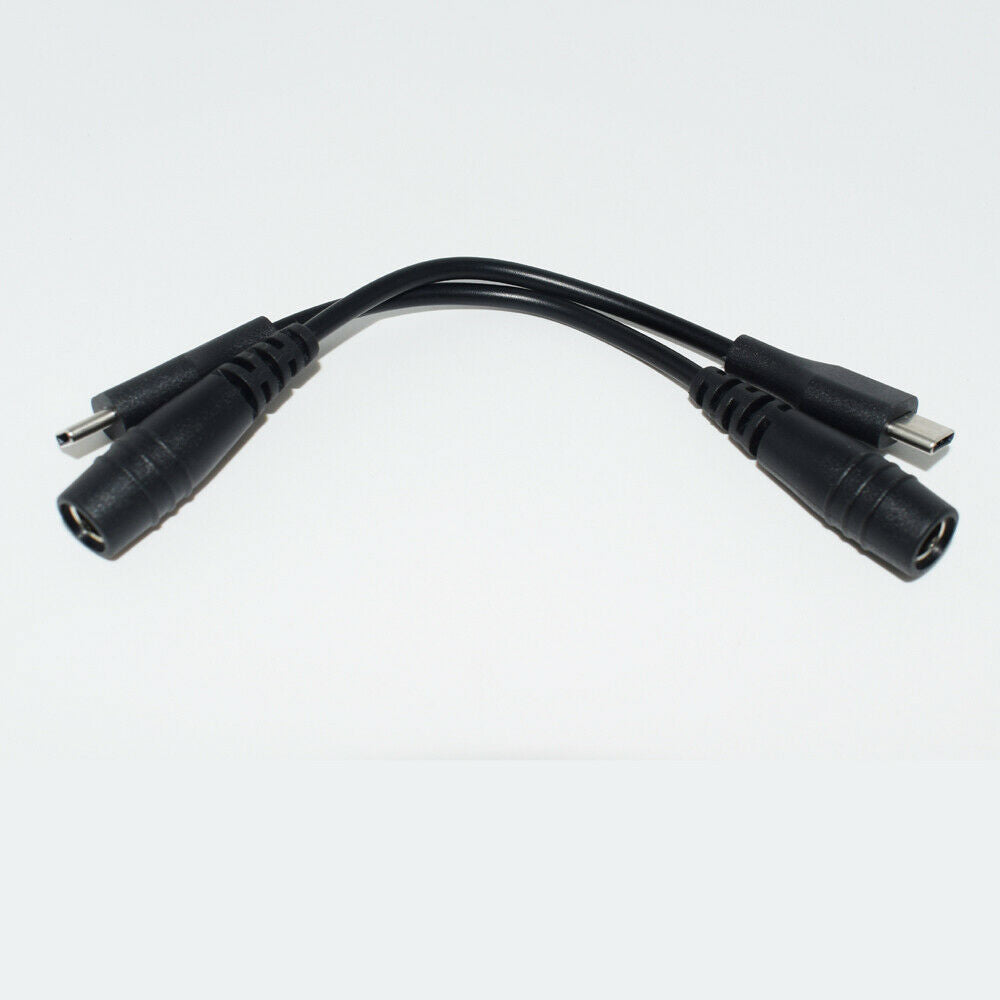 1pc USB 3.1 Type C Male To 5.5x2.1mm Female DC Power Charger Adapter Cable 15cm