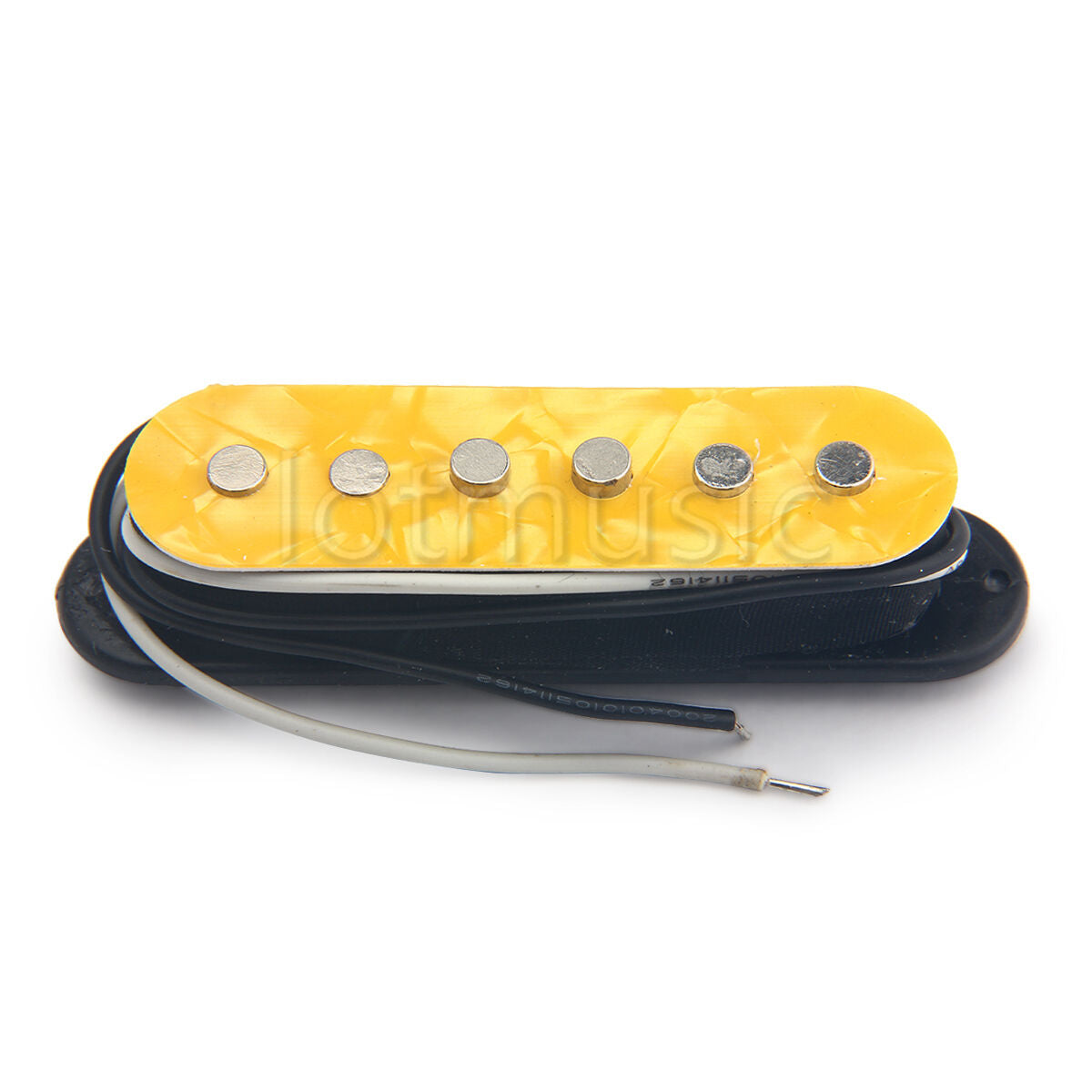 1 Pc Guitar Neck Pickup Single Coil For Electric Parts Yellow Pearlolid