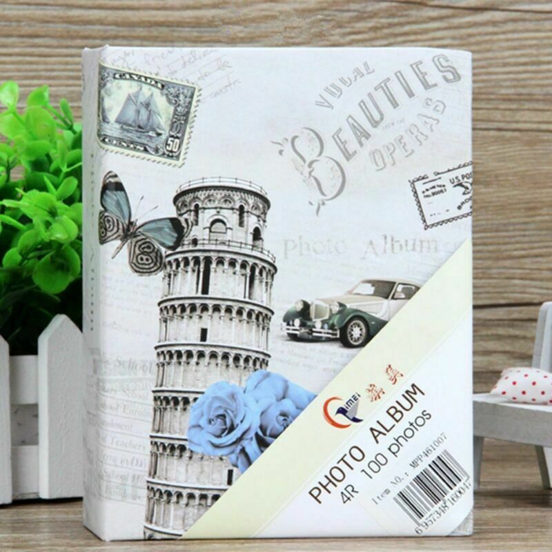 4"x 6" 100 Photos Album Storage Family Wedding Memory Picture Film Book Gifts