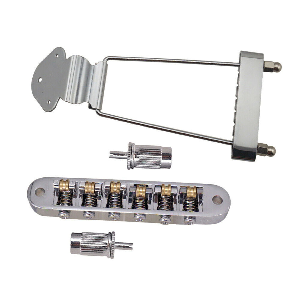 Guitar Family  Roller Saddle Bridge Tailpiece for   Guitar Sliver