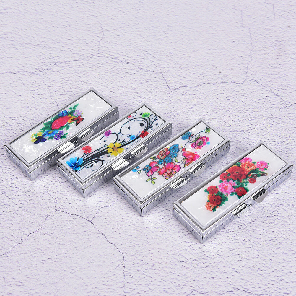 Metal Travel Pill Box Medicine Organizer Container Jewellery Storage Holde.l8