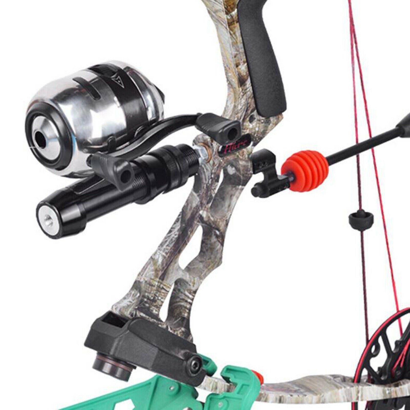 Bow Fishing Reel Integrated Stainless Steel Bow Archery Catapult Reels Parts