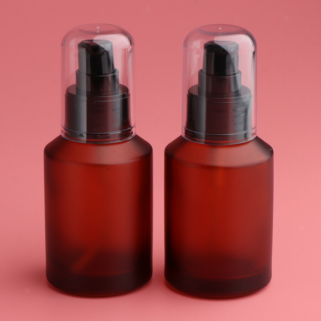 4pcs Travel Refillable Makeup Pump Bottles Lotion