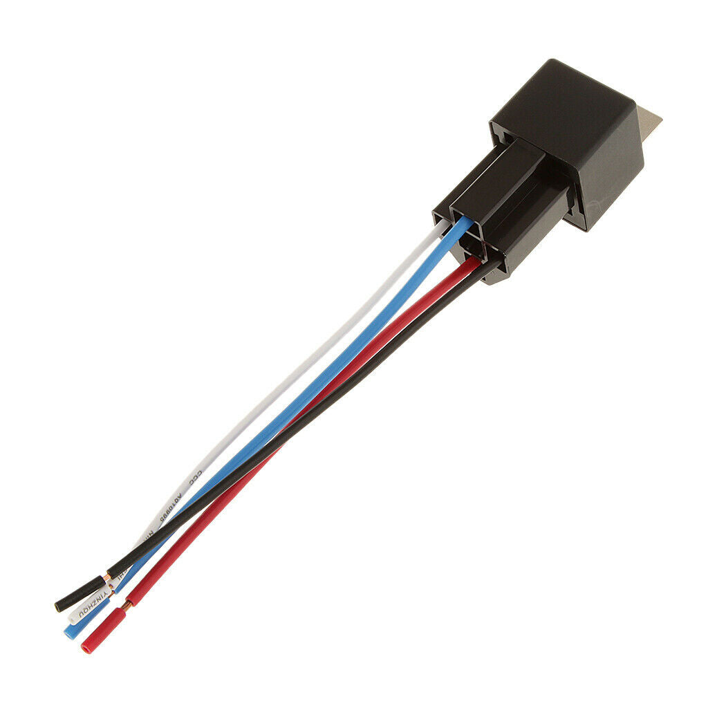 5x12V 40A Car Automotive Heavy Duty Relay 4Pin On/Off SPST Plug