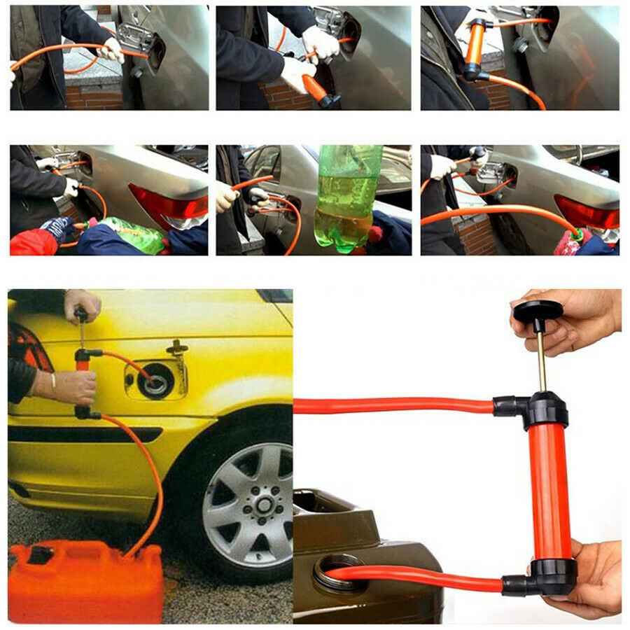 Multiple usage siphon pump Manual Oil Liquid Air Pumps for convenient travel use