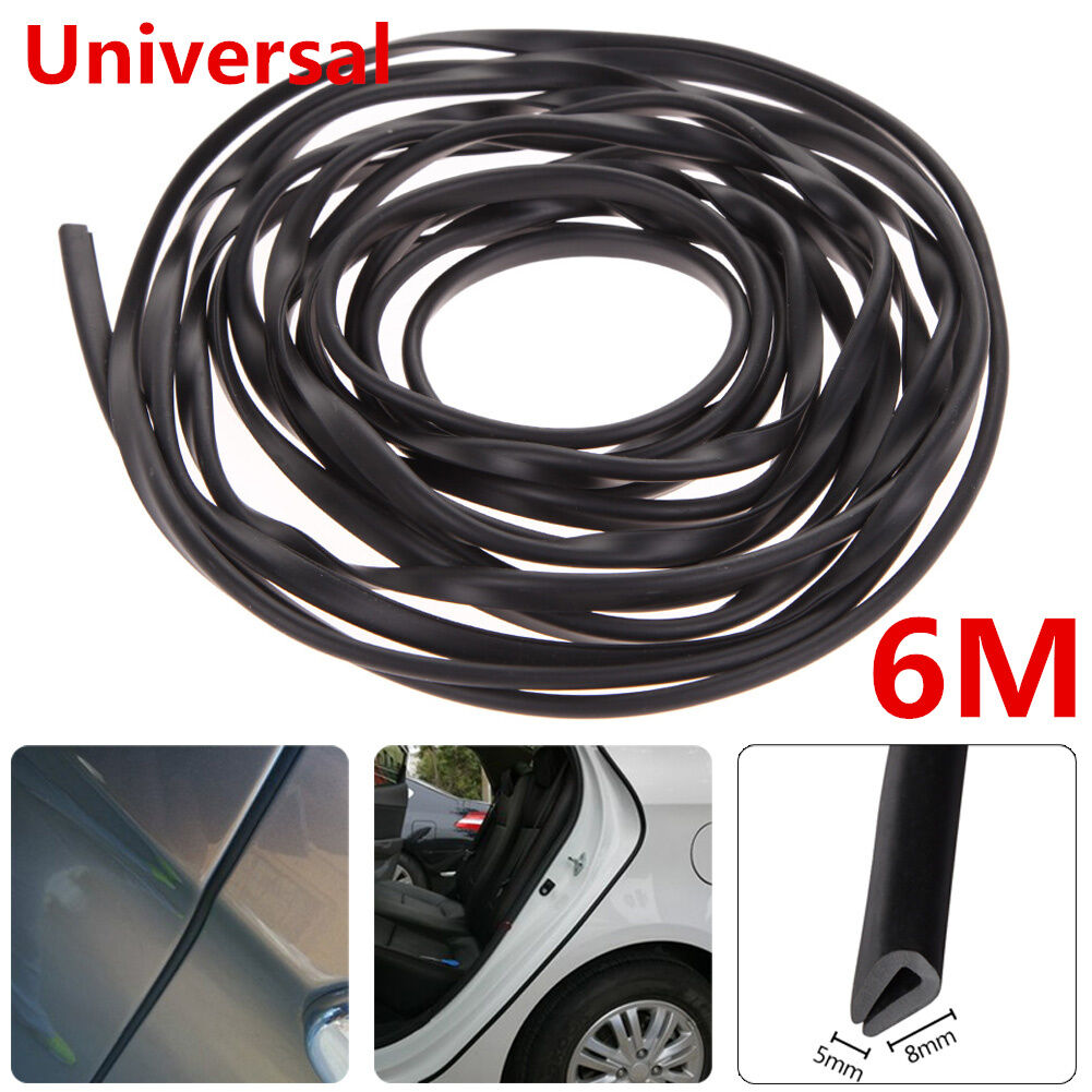 600cm Rubber Strip Prevent Chips Knocks Scratches for Car Door Edge Protection