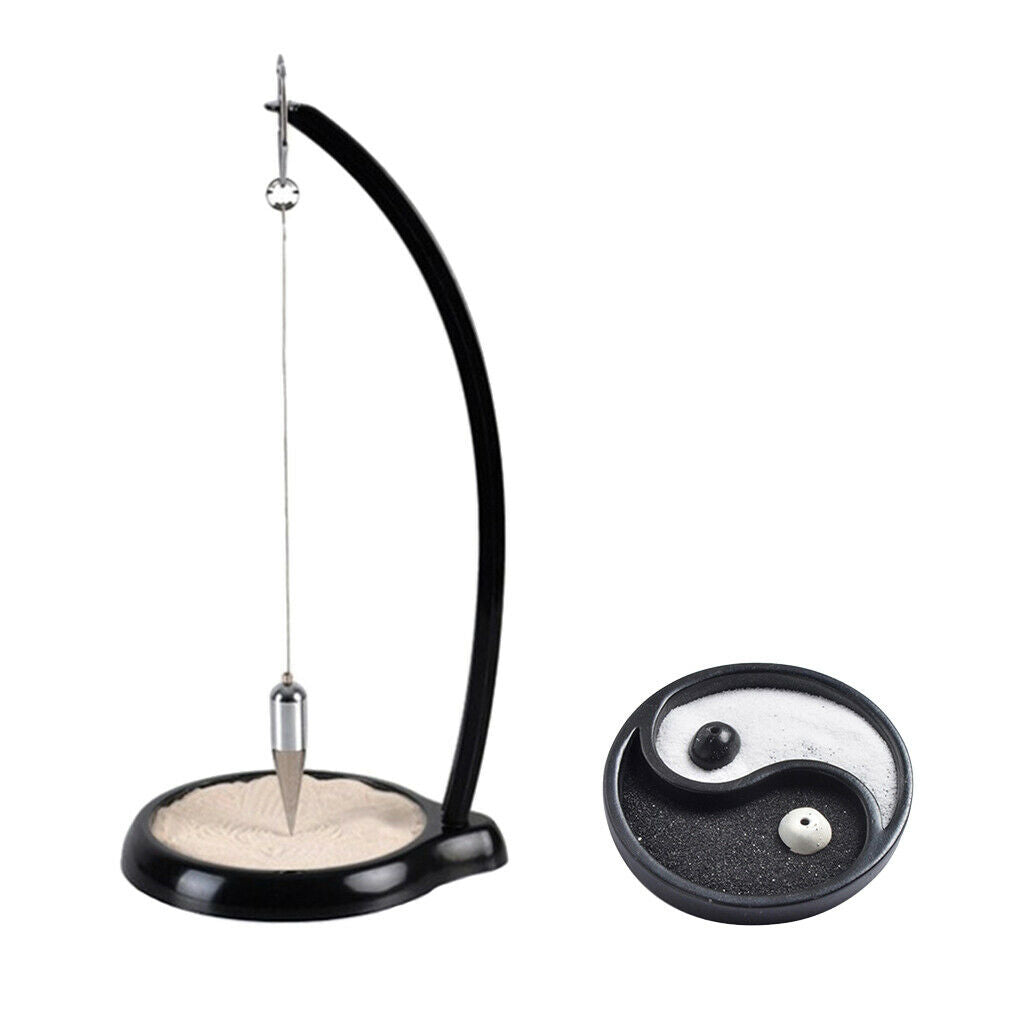 2pcs Pit Pendulum Gravity Stand Educational Kit Ornament Desktop Home Decor