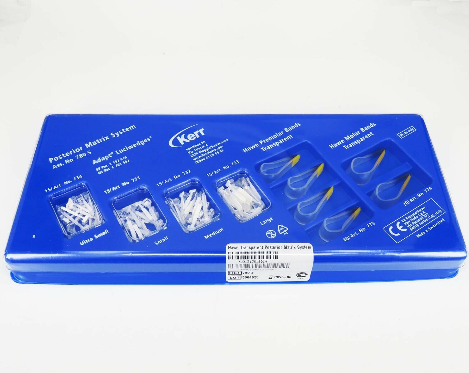 Dental Kerr Hawe Transparent Posterior Matrix System Hawe Premolar Molar Matrice