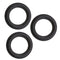 3Pcs 3inch Woofer Speaker Foam Edge Repair Kit Spare Replacement Black
