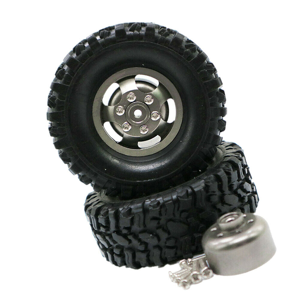 4 Packs Tires for 1/16 WPL B16 JJRC Q60 Remote Control Pickup Truck Car Accs