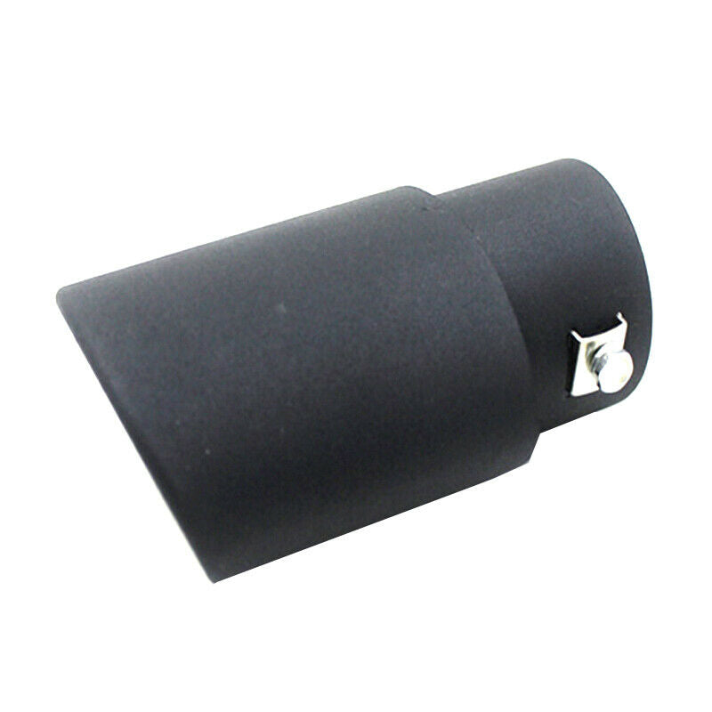 Universal 63mm Stainless Steel Car Exhaust Pipe Inlet Tips Muffler Tail Throat
