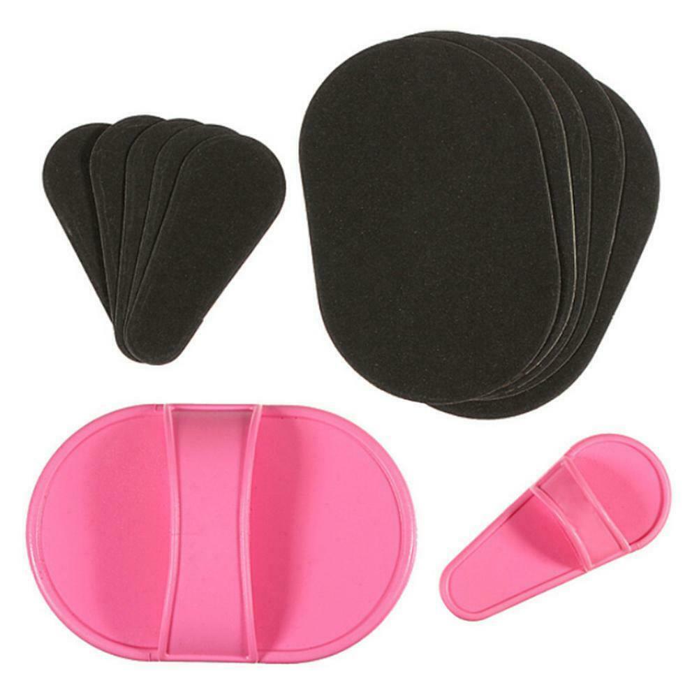 Natural Face Leg Hair Remover Epilator Exfoliator Pad Smooth Legs Skin Care @