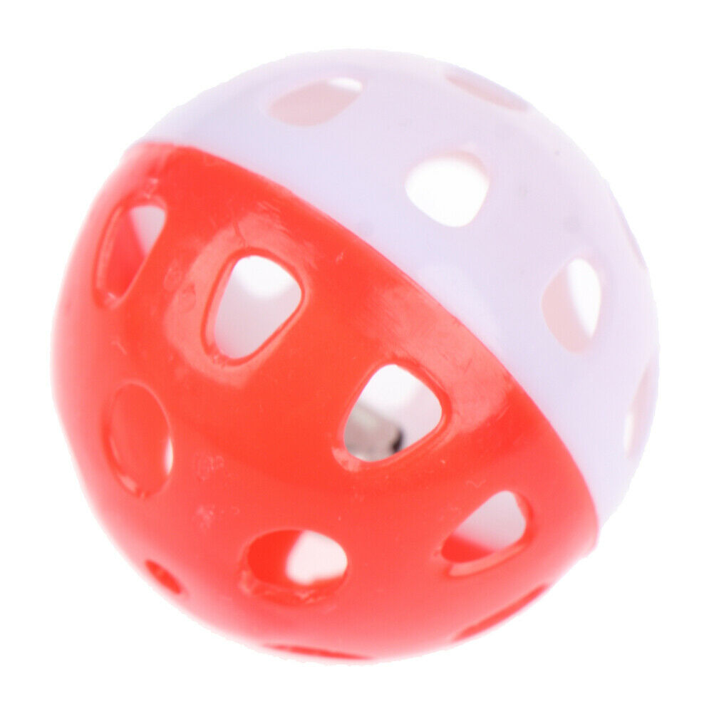 5pcs Toys for Cats Ball with Bell Playing Chew Rattle Plastic Ball Intera.l8