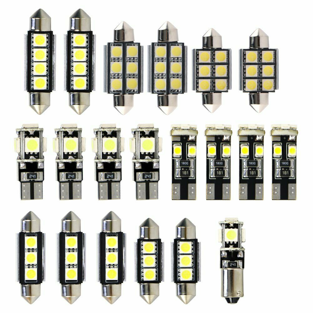 Error Free White 20X Interior LED Lights Package Fits for Bxnxz W204 2008-2015