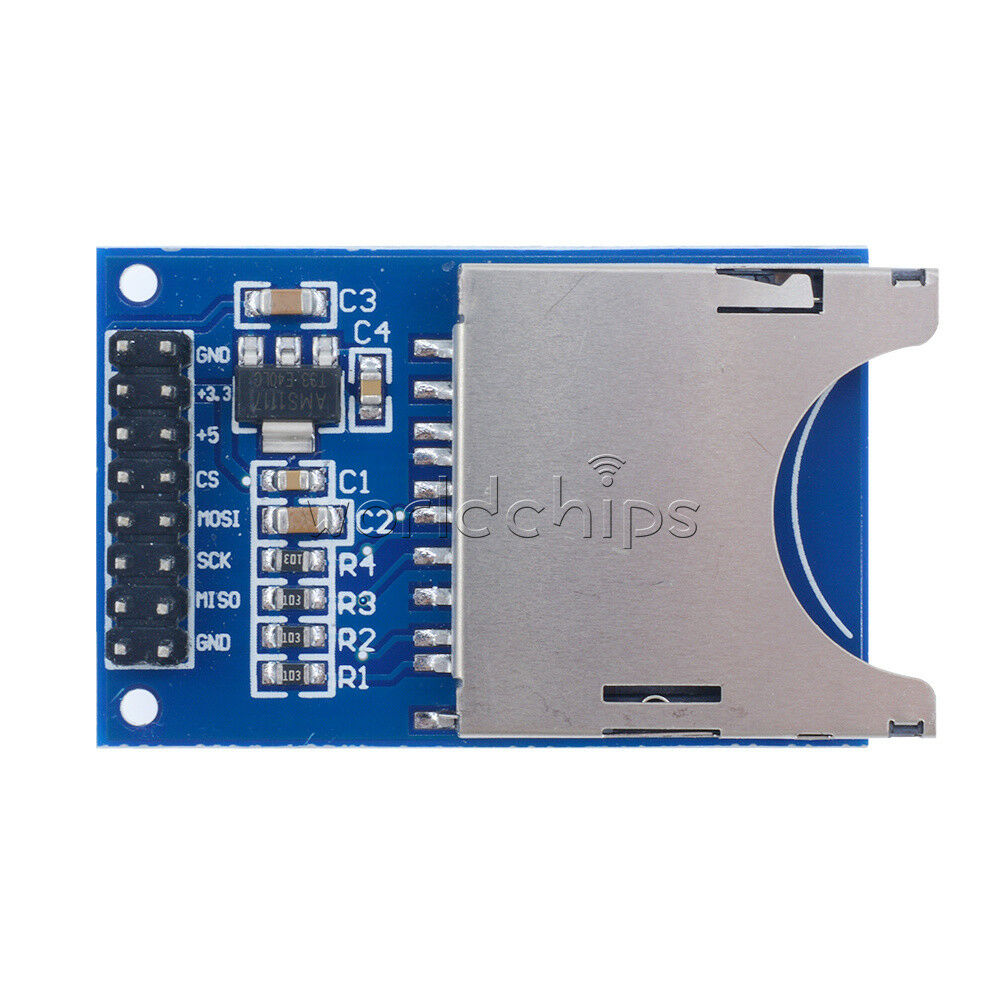 Blue SD Card Module Slot Socket Read &Write SPI for Arduino ARM MCU Reader