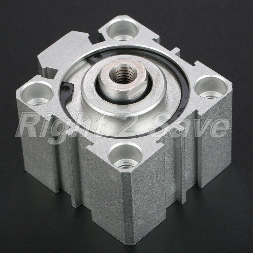 SDA40 x10 Pneumatic SDA40-10mm Double Acting Compact AIR Cylinder Aluminum Alloy