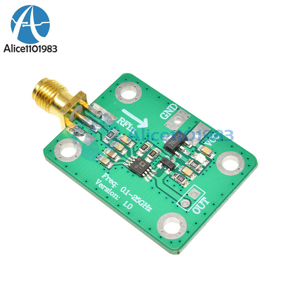 0.1-2.5GHz -72dBm to -2dBm RF Power Meter Logarithmic Detector Power Detect