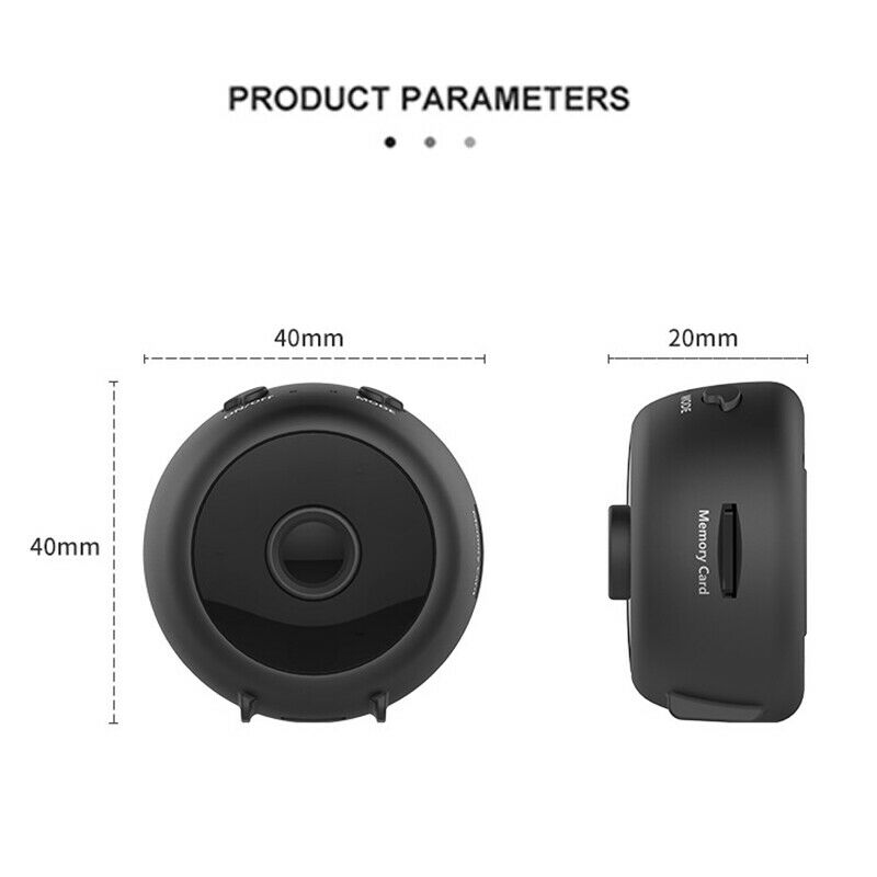 1080P Mini IP WIFI Camera Camcorder Wireless Home Security DVR Night Vision @