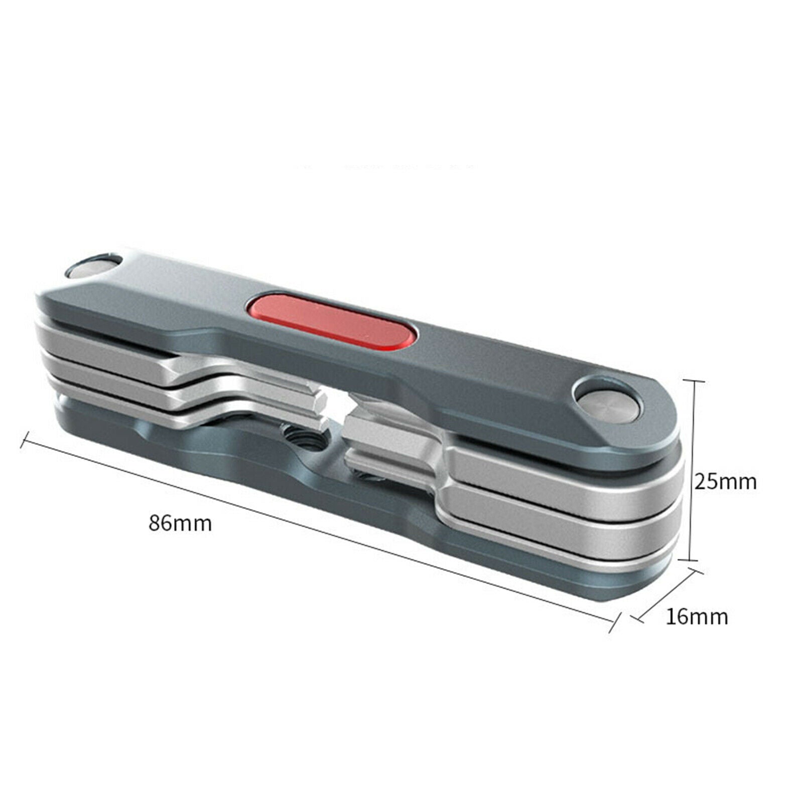 6 in 1 Universal Folding Tool Set Allen Wrenches Tool Set for DSLR Camera