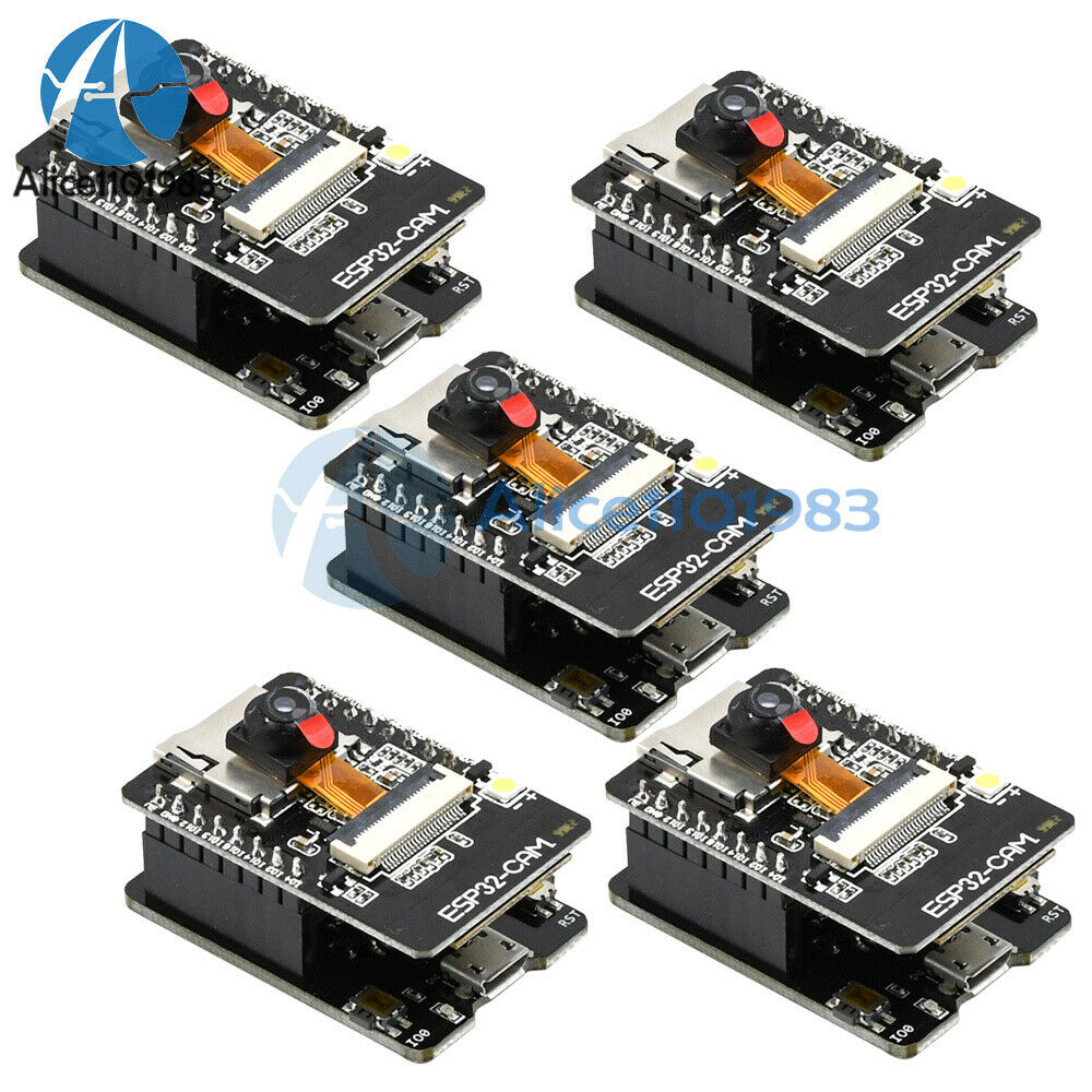5PCS HK-ESP32-CAM-MB 5V WIFI Bluetooth Development Board OV2640 Camera Module