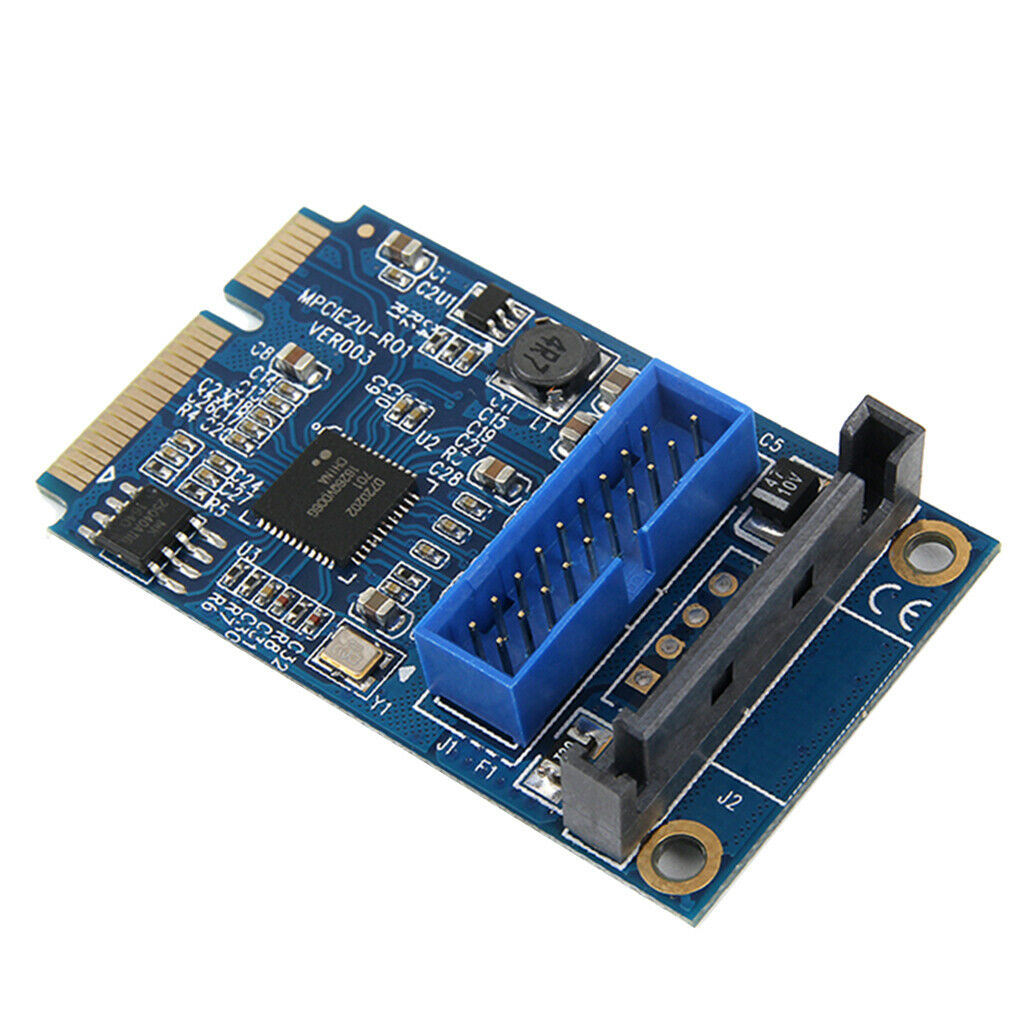 Motherboard Mini   to Dual USB 3.0 19-pin Expansion Card Adapter PCI-E